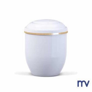 Morivita - Mini urne en cuivre (0,25 l.) | Blanc