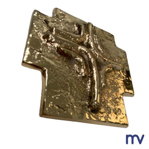 Morivita - Croix de bronze | Carré avec beau relief