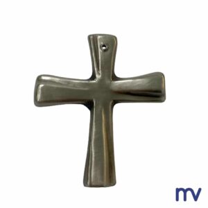 Morivita -Croix en laiton | Croix moderne sans Christ | Nickel en aussi disponible en Bronze jaune