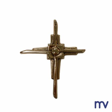 Morivita - -Handmade in Belgium - Croix de bronze | Design moderne en forme de croix