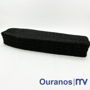 Morivita - Transporthoes in grijs of zwart Ouranos | Couvre-cercueil élastique en taffetas mat noir