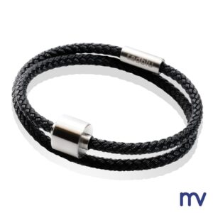 Morivita - Bijoux de crémation - Bracelet Noir en acier - Asjuwelen-Assieraad - Rouwjuweel in Stainless Steel Zwart
