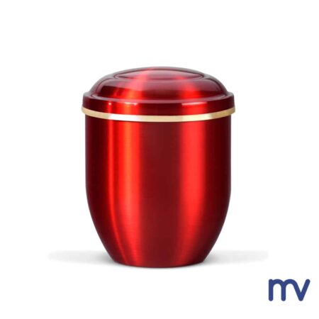 Morivita - Mini urne en cuivre Rouge
